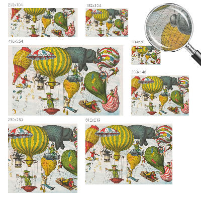 Papier peint panoramique Cesta balónom