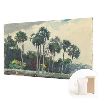 Papier peint photo grand format pour le mur palmiers exotiques