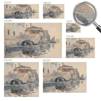 Papier peint photo sur tissu non tissé harmonie vénitienne