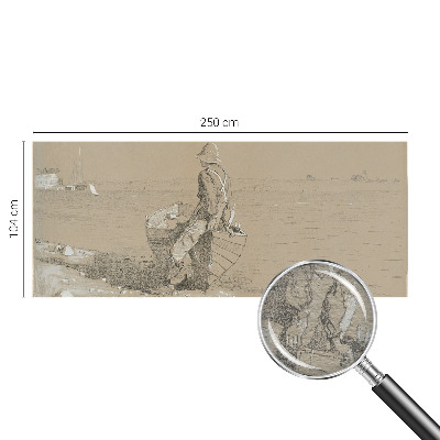 Tapisserie panoramique Nostalgická scéna