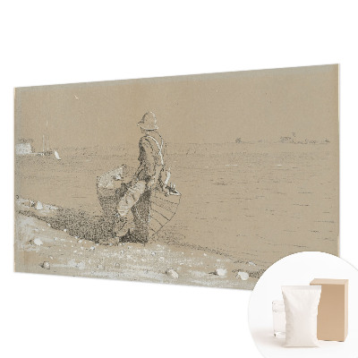 Tapisserie panoramique avec une scène nostalgique