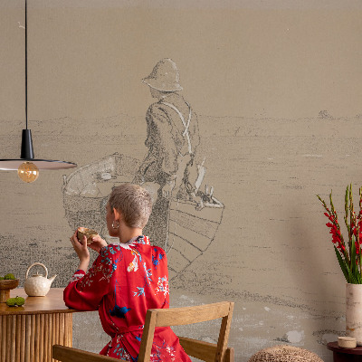 Tapisserie panoramique Nostalgická scéna