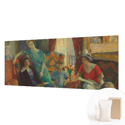 Papier peint panoramique salon à l'élégance classique