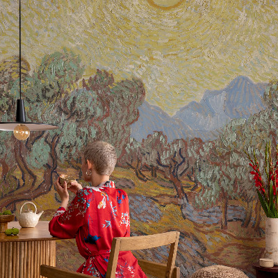 Papier peint panoramique moderne Olivovníky