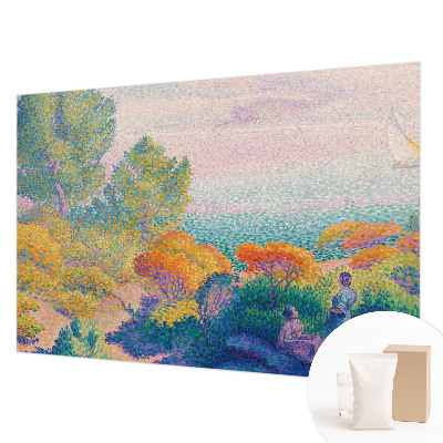 Papier peint panoramique haut de gamme avec un motif de paysage côtier