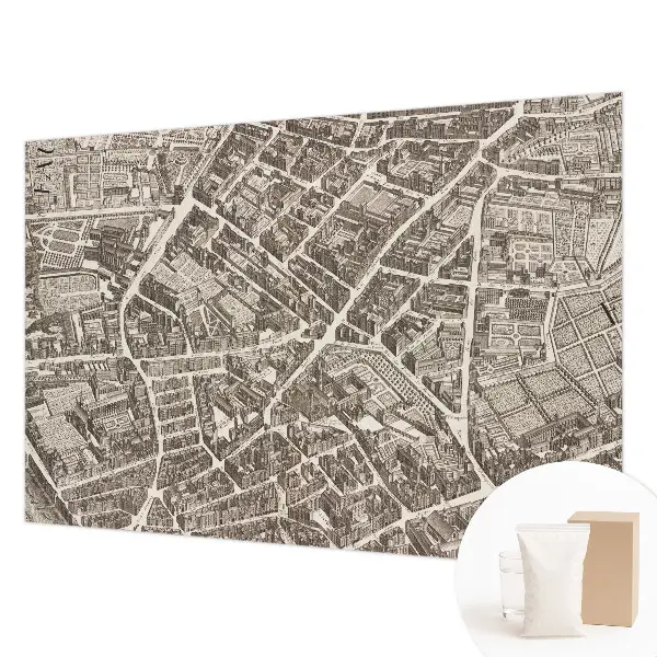 Papier peint intissé imprimé Labyrinthe urbain