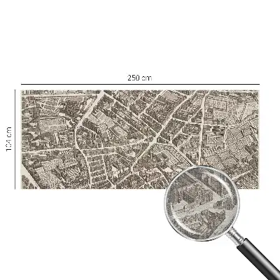 Papier peint intissé imprimé Labyrinthe urbain