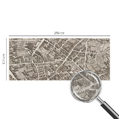 Papier peint panoramique intissé moderne Mestské bludisko