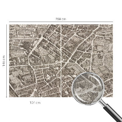 Papier peint panoramique intissé moderne Mestské bludisko