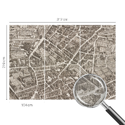 Papier peint panoramique intissé moderne Mestské bludisko