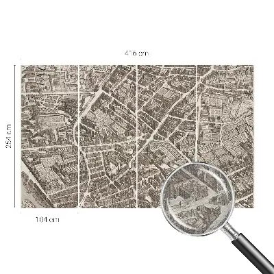 Papier peint intissé imprimé Labyrinthe urbain