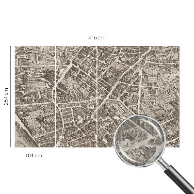 Papier peint panoramique intissé moderne Mestské bludisko