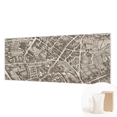 Papier peint panoramique intissé moderne avec le motif « Mestské bludisko »