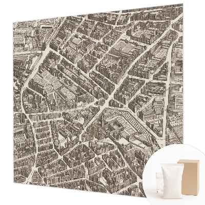 Papier peint panoramique intissé moderne avec le motif « Mestské bludisko »