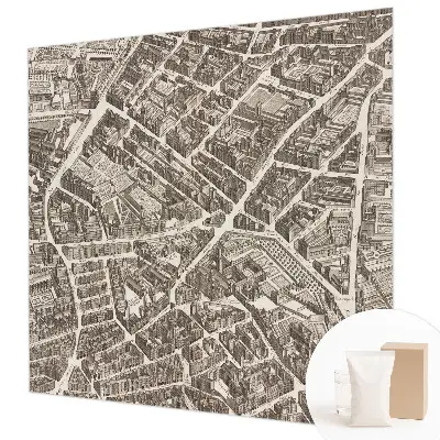 Papier peint intissé imprimé Labyrinthe urbain