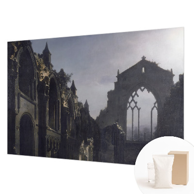 Papier peint photographique salon avec un motif de ruines gothiques