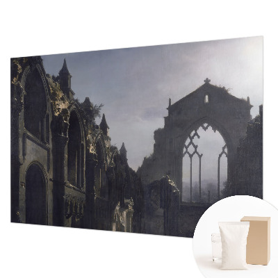 Papier peint photographique salon avec un motif de ruines gothiques