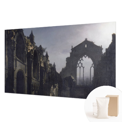 Papier peint photographique salon avec un motif de ruines gothiques