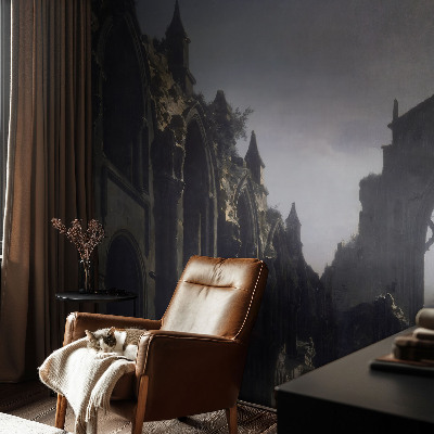 Papier peint photographique salon Gotické ruiny