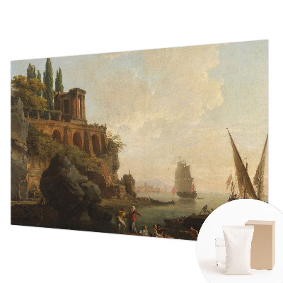 Tapisserie murale avec une scène maritime