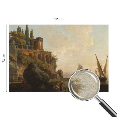 Tapisserie murale avec une scène maritime