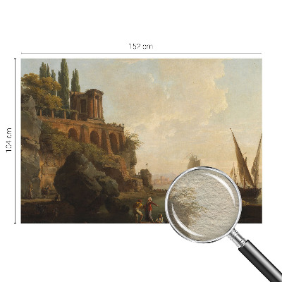 Tapisserie murale avec une scène maritime