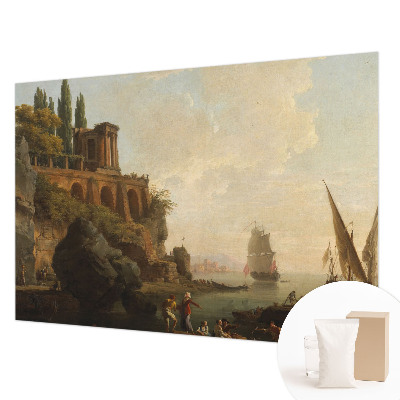 Tapisserie murale avec une scène maritime
