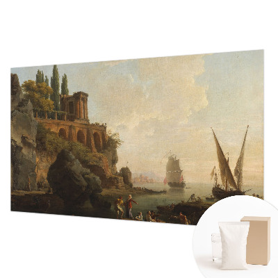 Tapisserie murale avec une scène maritime