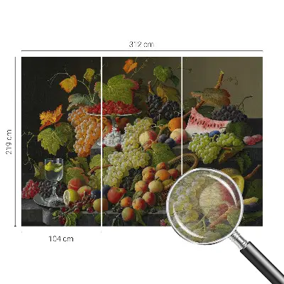 Papier peint photographique sur tissu non tissé Composition des fruits