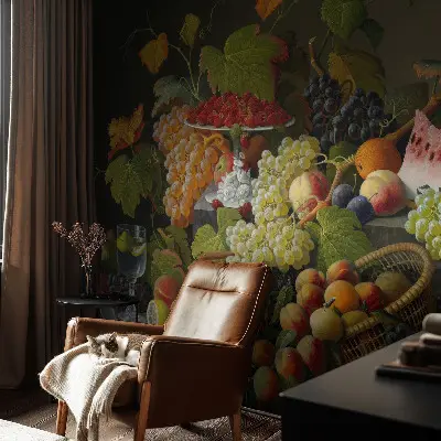 Papier peint photographique sur tissu non tissé Composition des fruits