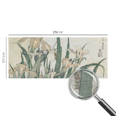 Papier peint salon moderne Jemné kosatce