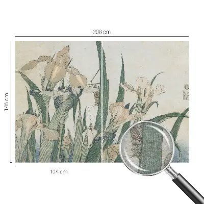 Papier peint intissé Iris délicats