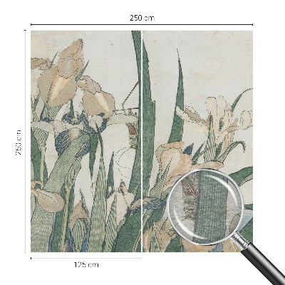 Papier peint salon moderne Jemné kosatce