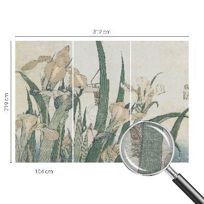 Papier peint salon moderne Jemné kosatce