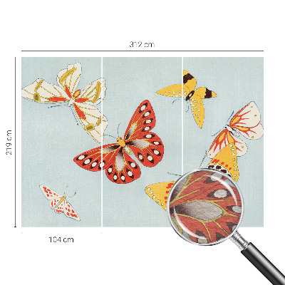 Tapisserie panoramique Umelecké motýle