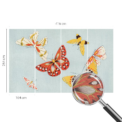 Tapisserie panoramique Umelecké motýle