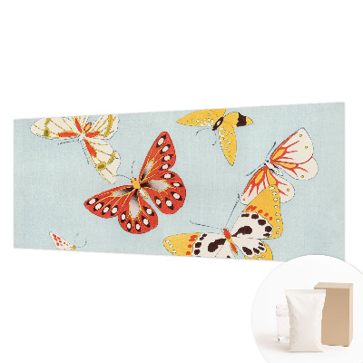 Tapisserie panoramique avec un motif de papillons artistiques