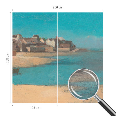 Papier peint chambre moderne avec le motif « Tichá dedina »