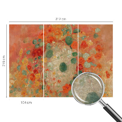 Papier peint panoramique intissé Abstraktné kvety