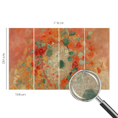 Papier peint panoramique intissé Abstraktné kvety