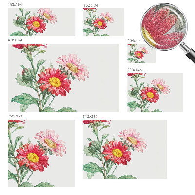 Papier peint panoramique Jemné kvety