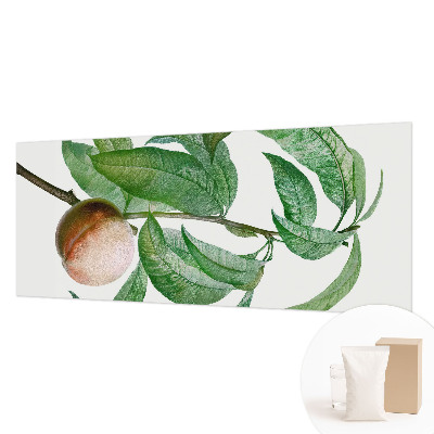 Papier peint panoramique sur mesure avec un motif de pêche mûre