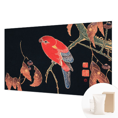 Papier peint photo avec un motif d'oiseau exotique