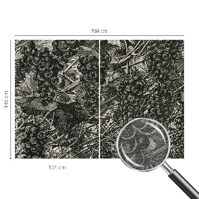 Tapisserie murale Hroznová potlač