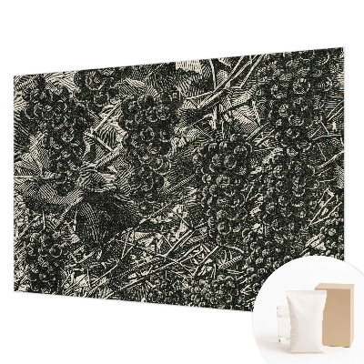 Tapisserie murale à motif de raisins