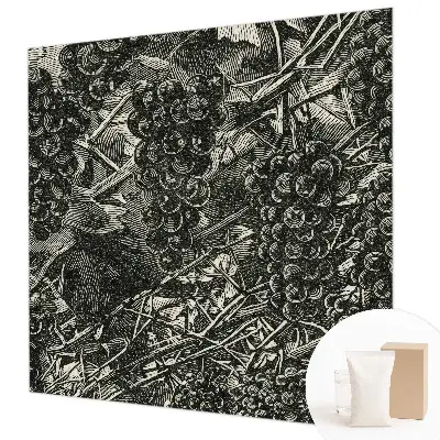 Papier peint intissé imprimé Empreinte de raisin
