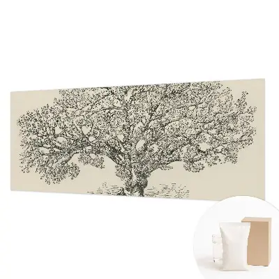 Papier peint photo sur tissu non tissé Illustration d'arbre