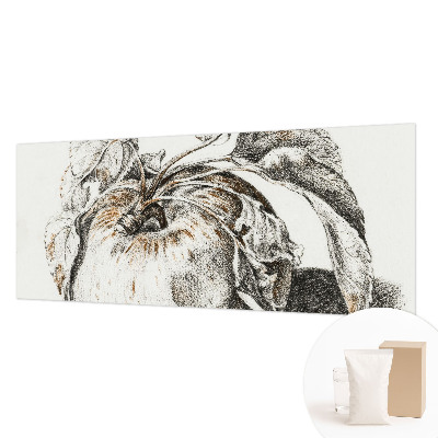 Papier peint panoramique avec motif de feuilles de pommier