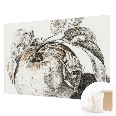 Papier peint panoramique avec motif de feuilles de pommier