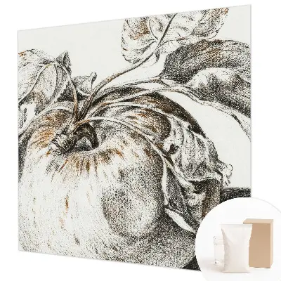 Papier peint photo imprimé sur tissu non tissé feuilles de pommier